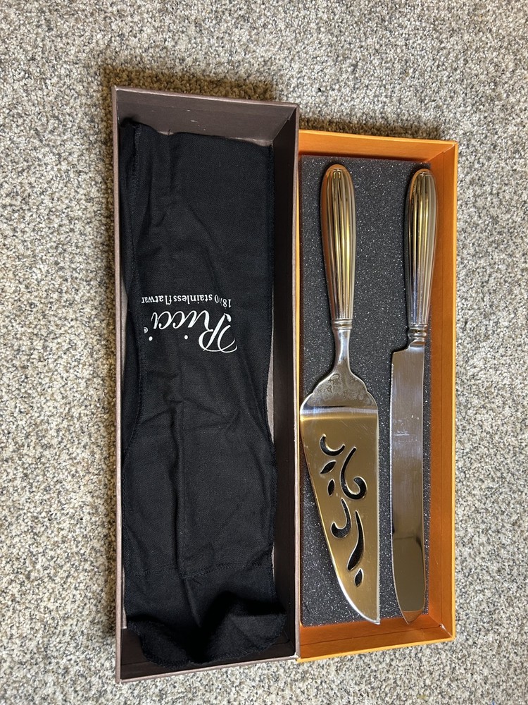 Ricci Argentieri Cake Server Set 18/10 Stainless