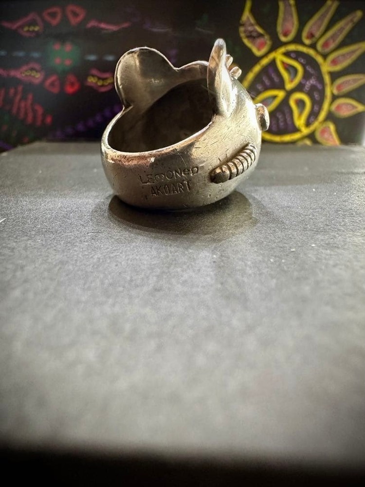 [Rare] LEMONed hide Psycho Bear Silver Ring 925