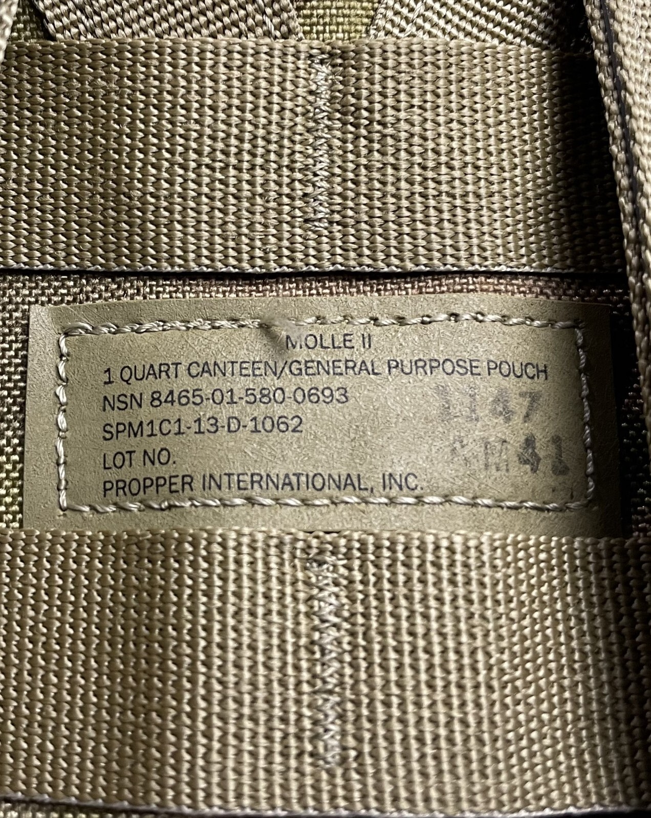 USGI Military MOLLE 1 QT CANTEEN COVER Carrier Utility Pouch OCP Multicam MINT