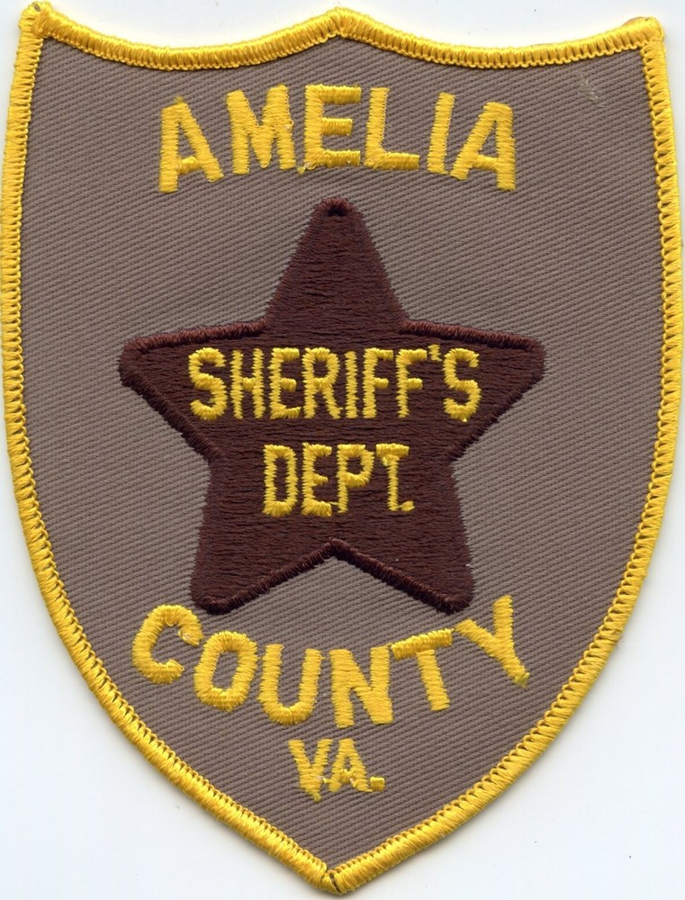 AMELIA COUNTY VIRGINIA SHERIFF POLICE PATCH