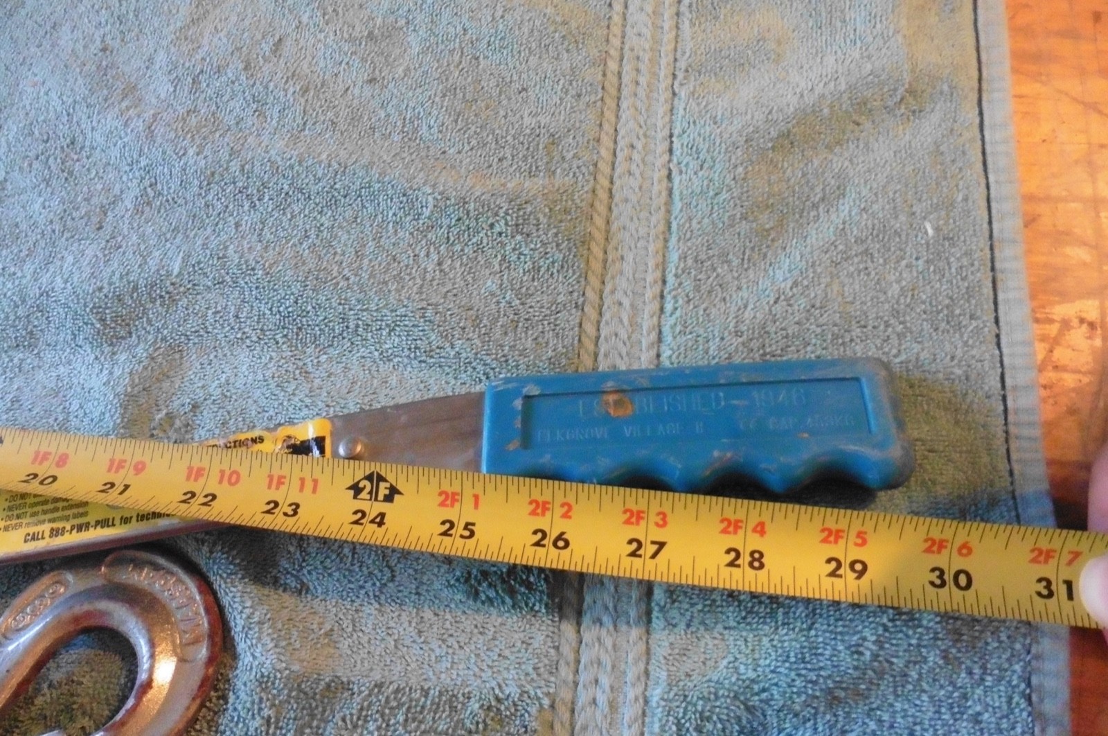 Maasdam Pow'R Pull Web Strap Puller Steel 2 Ton Cap. 144SB-6 Come-along