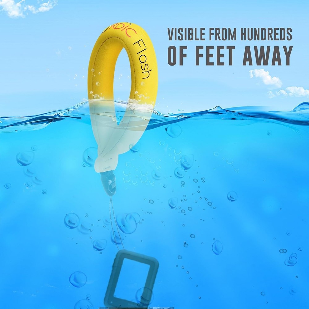 Waterproof Camera Float 2-pack Floating Camera Strap for Underwater GoPro/Pan...