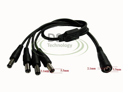 4 CH 12V DC 2000mA CCTV camera Power Supply Adapter