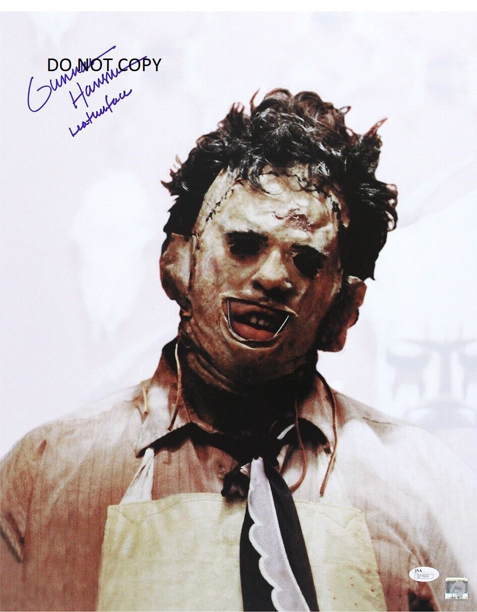 GUNNAR HANSEN - LEATHERFACE - Chainsaw Massacre Signed 8x10 Reprint Photo #1 !!