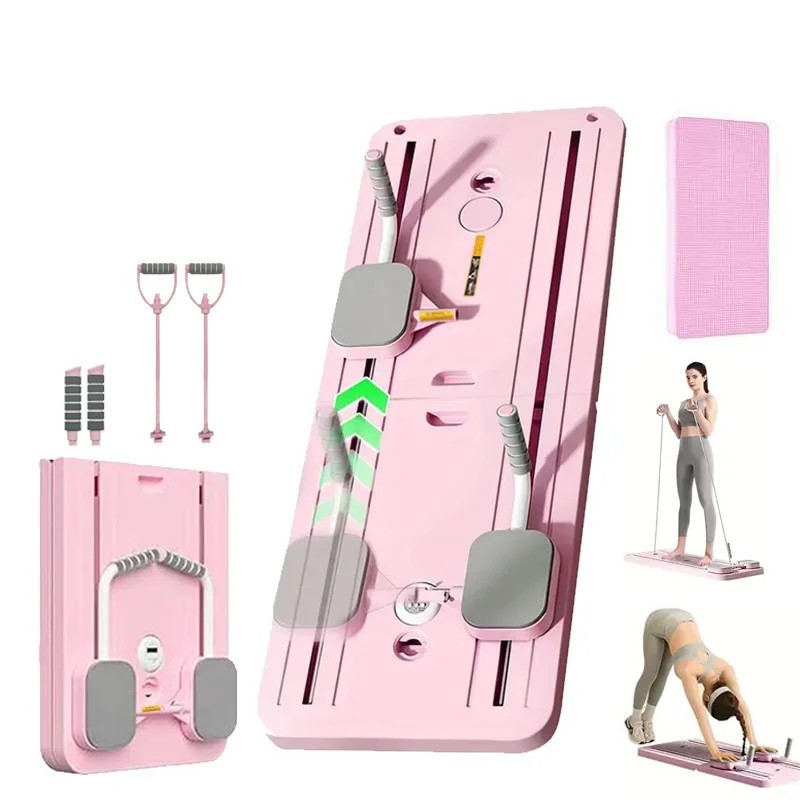 ilates Board, Pilates Reformer Set, Multi Functional Foldable Pilates Machine