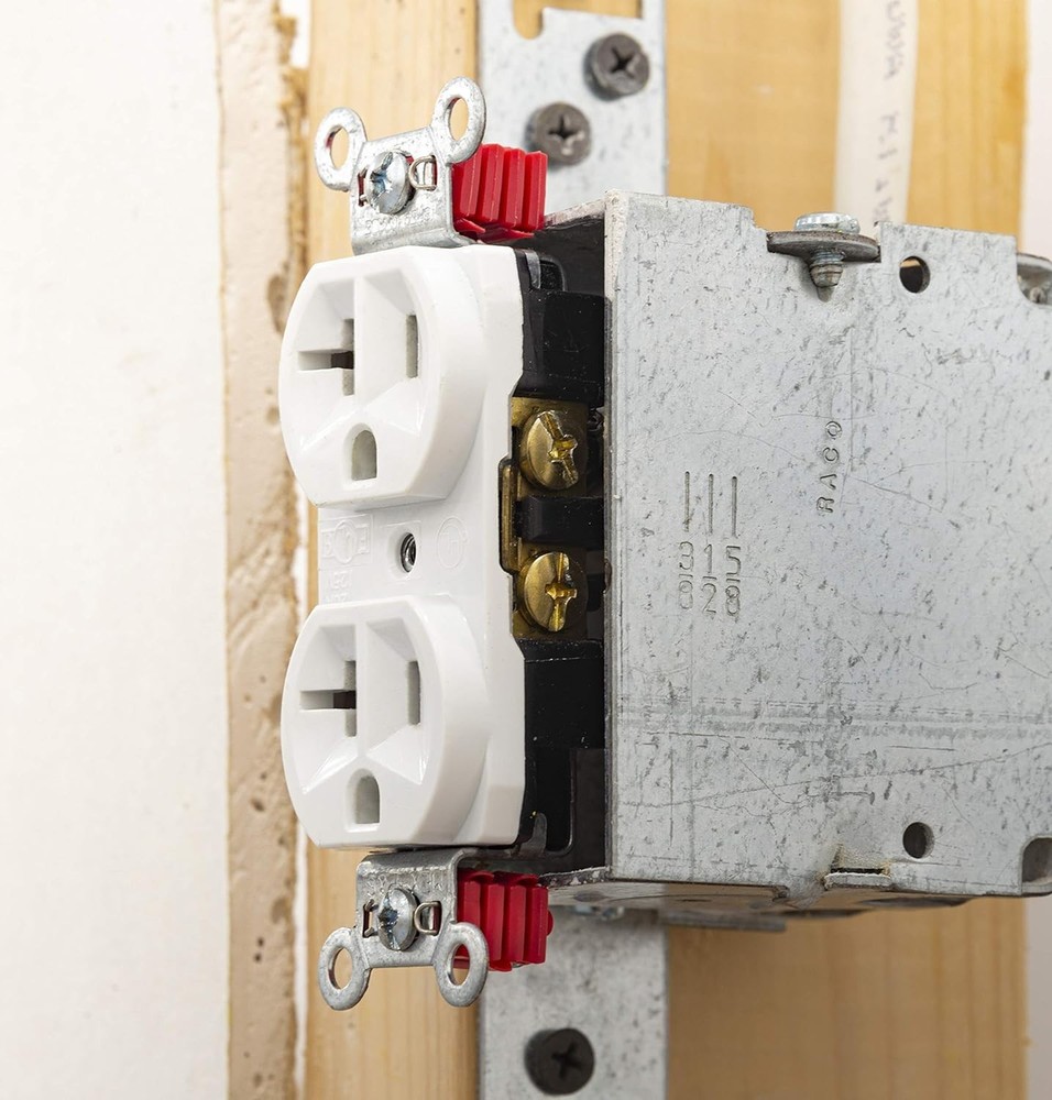 GSP-04 Red Electrical Switch & Receptacle Spacers, 4-Piece Stackable Set