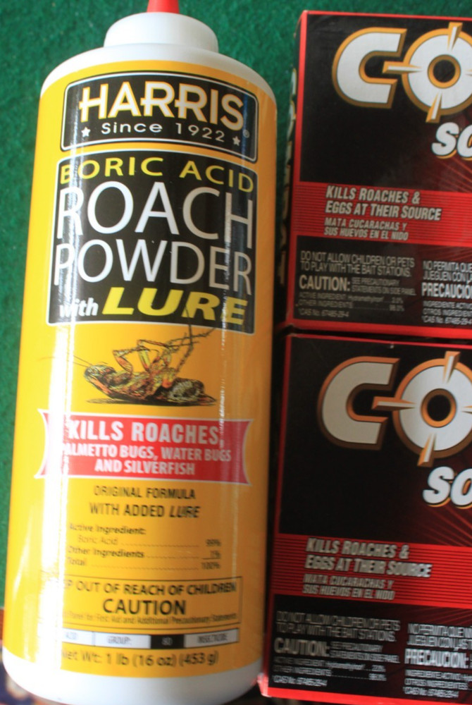 Ant & Roach Killing Items, Combat MAX Gel & Source Kill X2, Harris Powder Lure