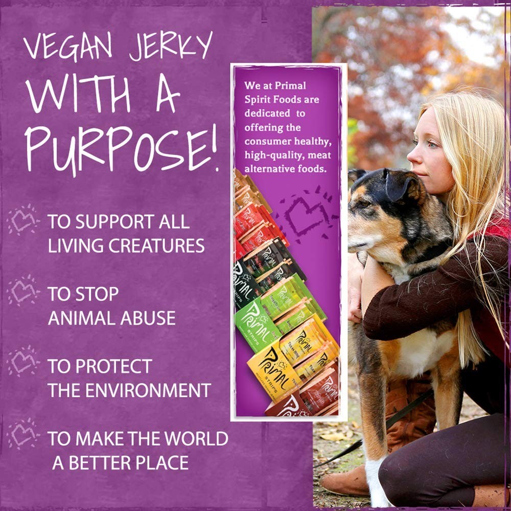 Plant-Based Protein Jerky - Flavors Pack with 12 x 1oz Servings