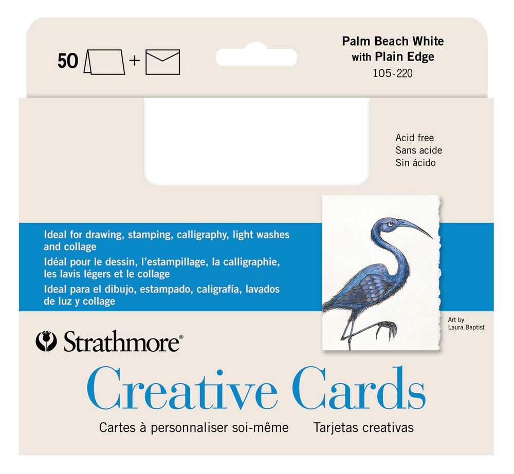 Strathmore Greeting Cards Palm Beach Wt Pk50