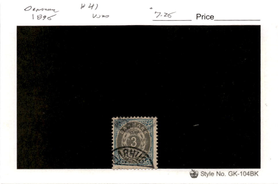 Denmark, Postage Stamp, #41 Used, 1895 (AB)