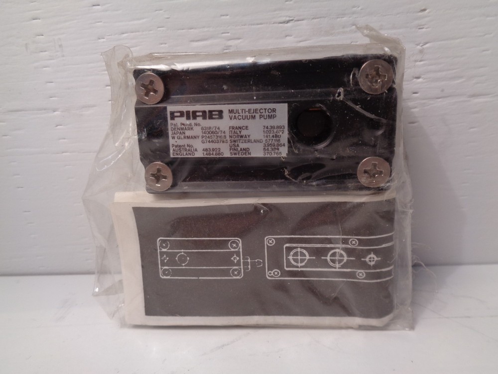 PIAB M16 ART NO: 31.01.042 Multi-Ejector Vacuum Pump