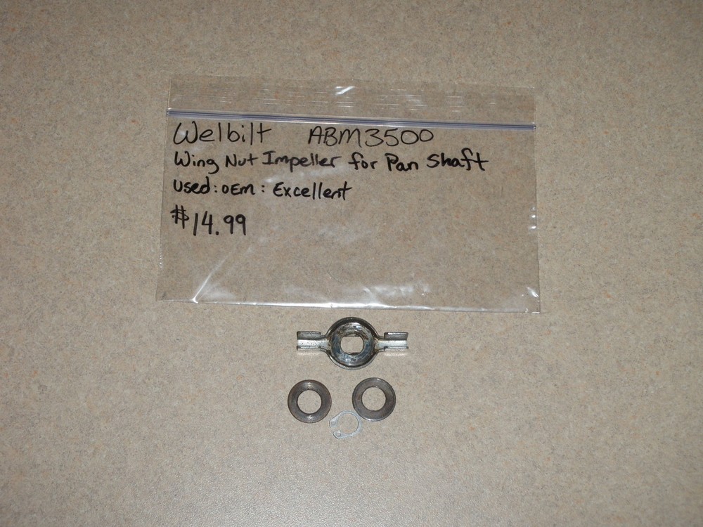 Welbilt Bread Machine Wing Nut Impeller Coupling Model ABM3500 (BMPF)