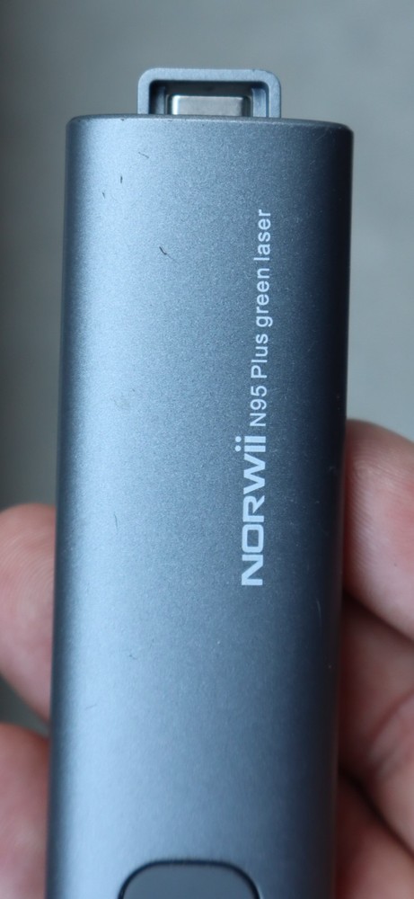 Norwii N95 Presentation Clicker GREEN Remote Pointer PowerPoint PC Laptop e-Book