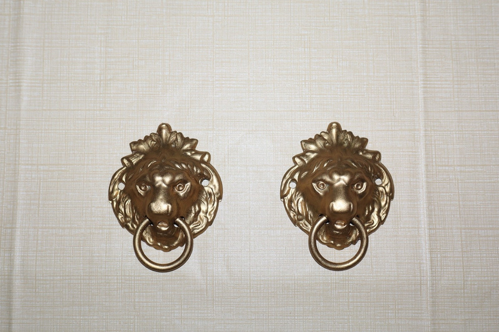 Seth Thomas Clock Lion Heads