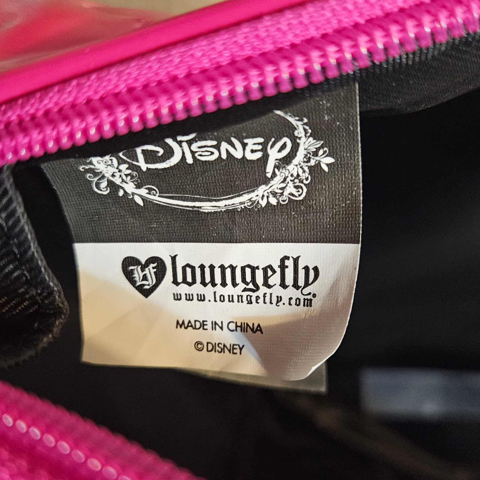 DISNEY x LOUNGEFLY Pink Minnie Loves Mickey Large Dome Satchel Bowling Bag NWD