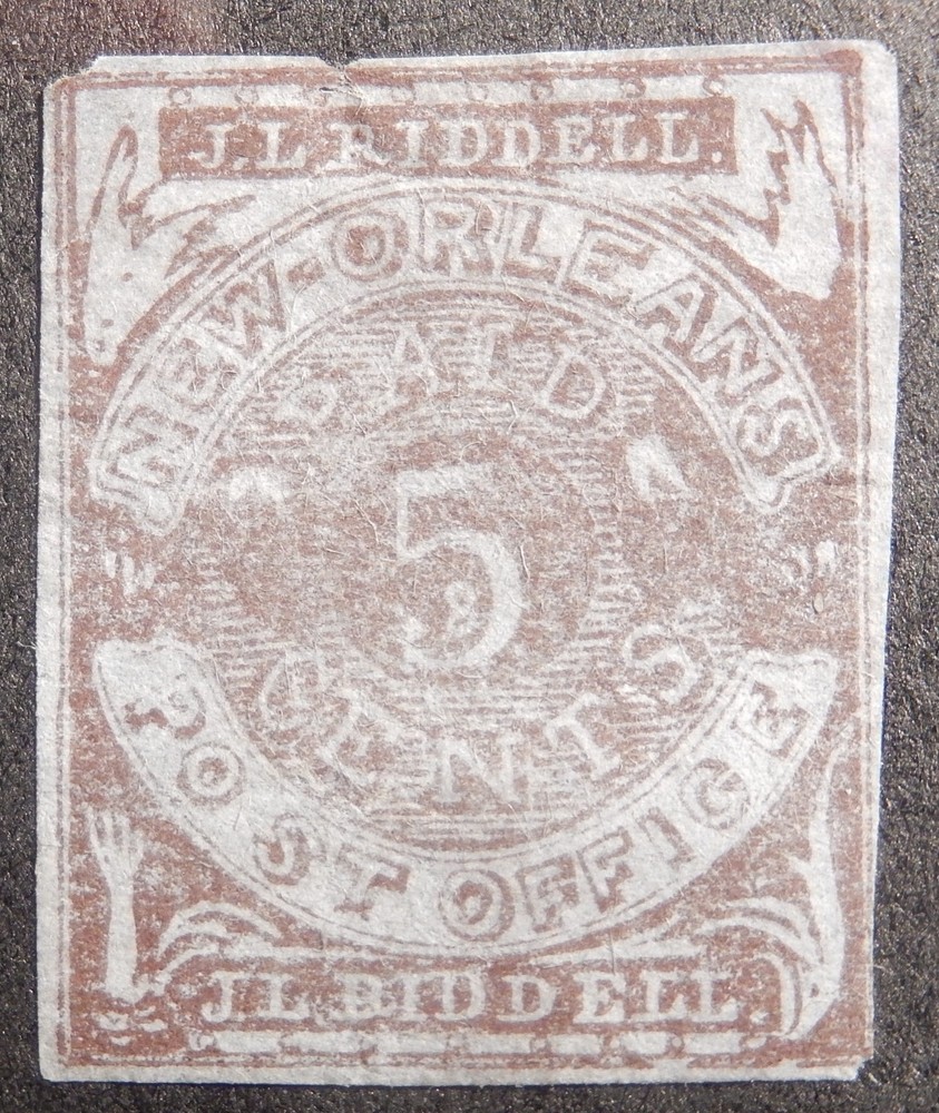 Confederate Scott # 62x4, Mint No Gum, Fake