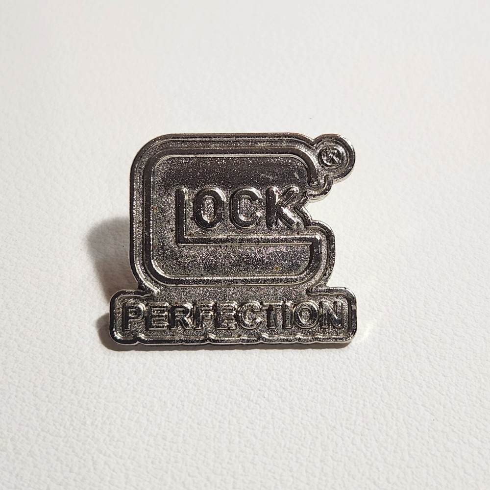 Glock Perfection Lapel Pin Silver.