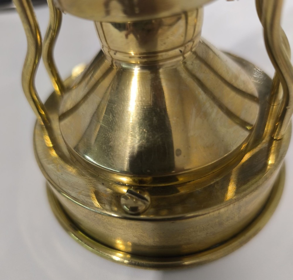 hand made kerosene lamp