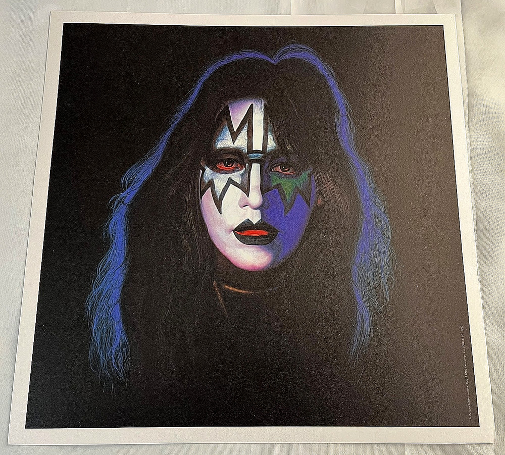 KISS Ace Lithograph from 2018 UMG Solo Albums Box Set Spaceman 12X12 Excellent
