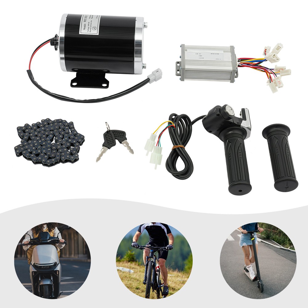 48V 1000W Brush Motor Controller Conversion Kit for Electric Bicycle ATV Ebike