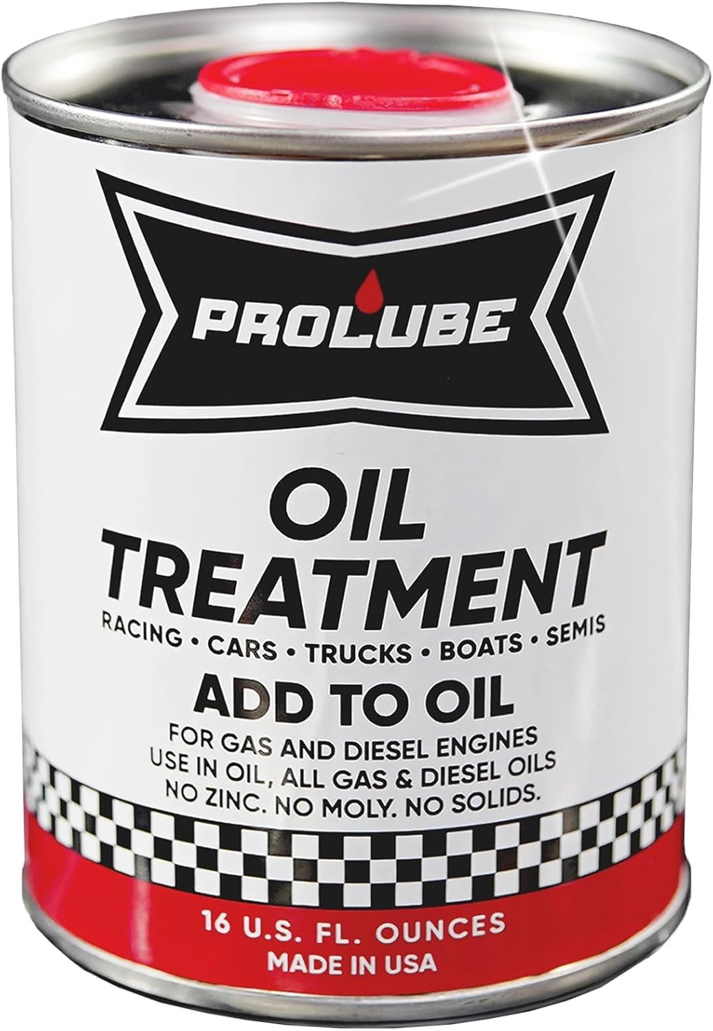 Prolube Engin Oil Treatment 16 oz - Engine Oil Additive for Gas & Diesel Engines