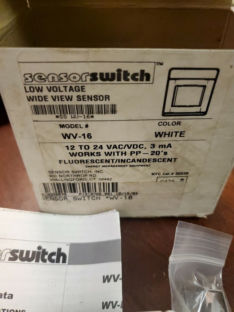 SENSOR SWITCH CORNER MOUNT WIDE VIEW OCCUPANCY SENSOR WV-16 OFFICE NEW