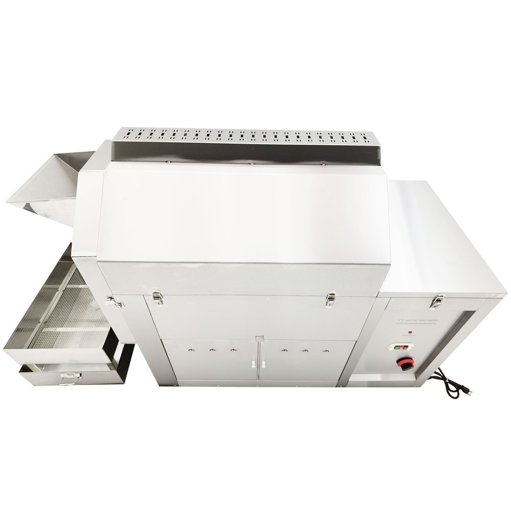 110LB LPG/NG Heating Nut Cocoa Coffee Bean Roaster Coffee Roasting Machine