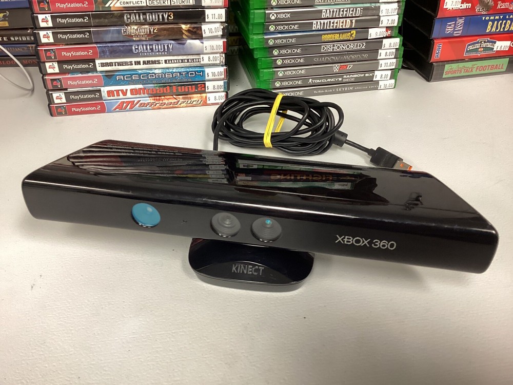 Microsoft XBOX 360 Kinect Sensor Bar Model 1414 Black - Tested, Working