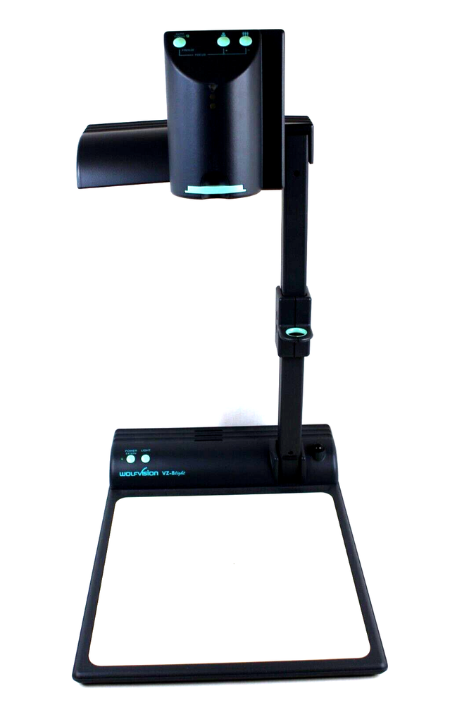 WolfVision VZ-8 Light Overhead Document Visualizer & Carrying Case No Power Cord