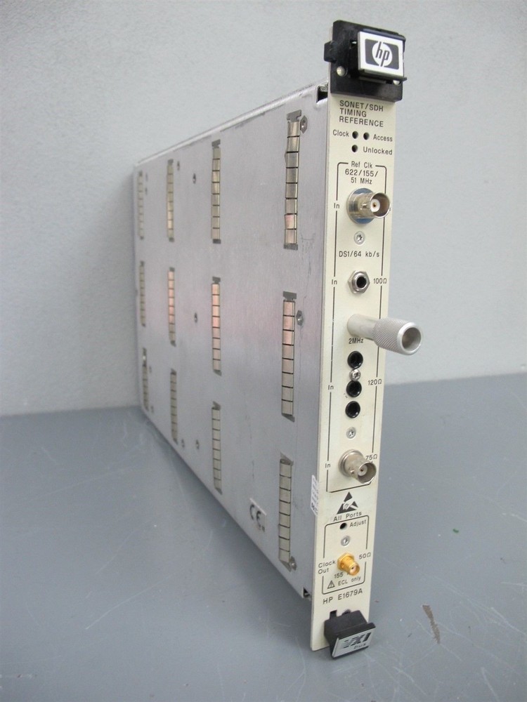 Hewlett Packard HP E1679A Sonet/SDH Timing Reference VXI Module