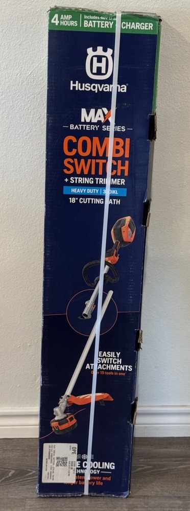 Husqvarna 330iKL Combi Switch + String Trimmer Attachment, Electric String