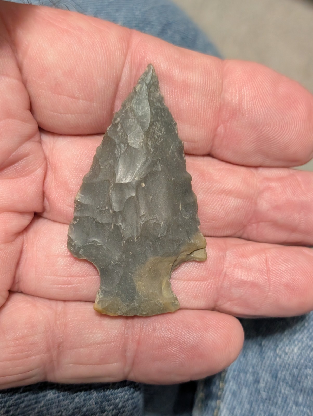 Awesome McIntire, 2 3/16", North Central Alabama, Bangor, Authentic Arrowhead