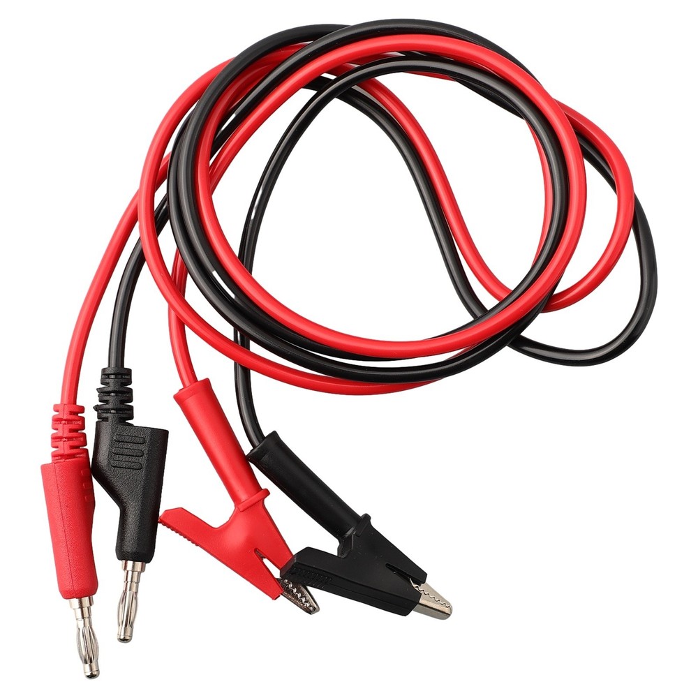Test Equipment Cable 1M Cable 2PCS Clip Maintenance Power Supply