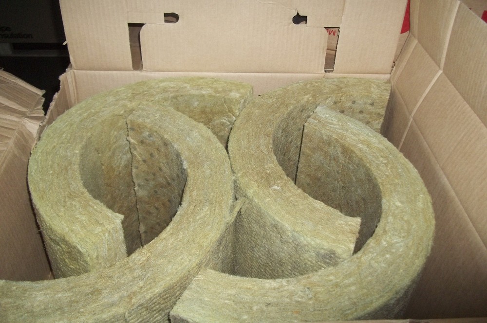 Roxul Techton 1200 Pipe Insulation 12"x2.5" 6.56 Linear ft