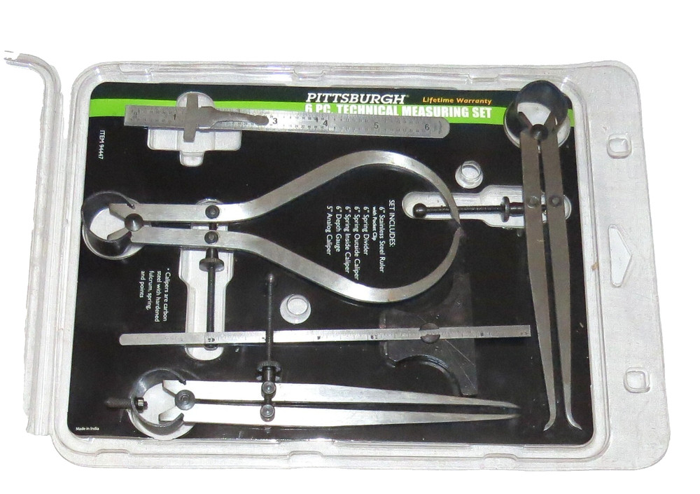 Pittsburgh Technical Measuring FIVE Piece Set