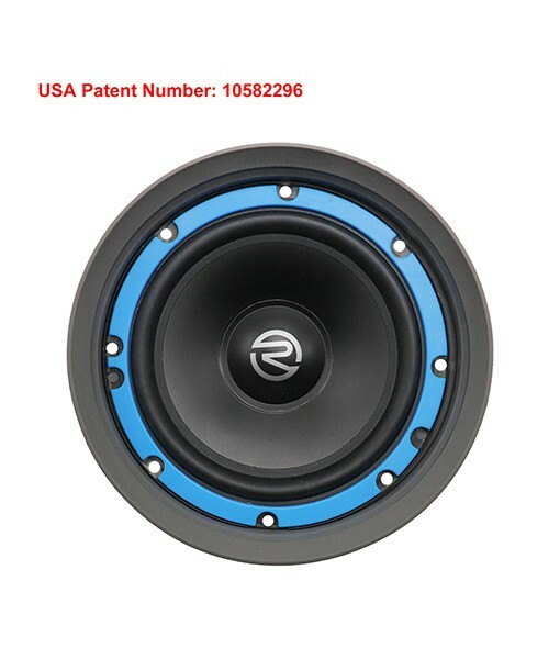 SPB65 Foldable Silicone 6.5” Car Speaker Baffle Kits with Egg Crate Foam