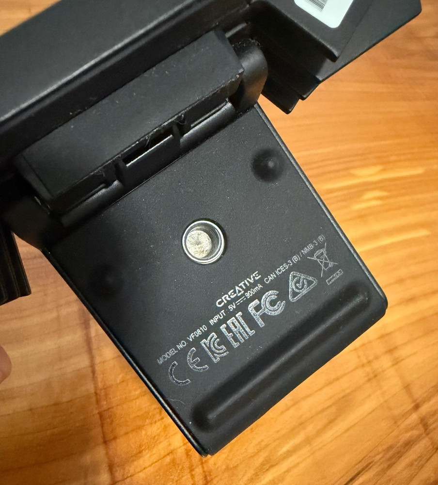 Creative Blaster X Senz 3D Deep Sensing Web Camera with Cable "Tested & Works"