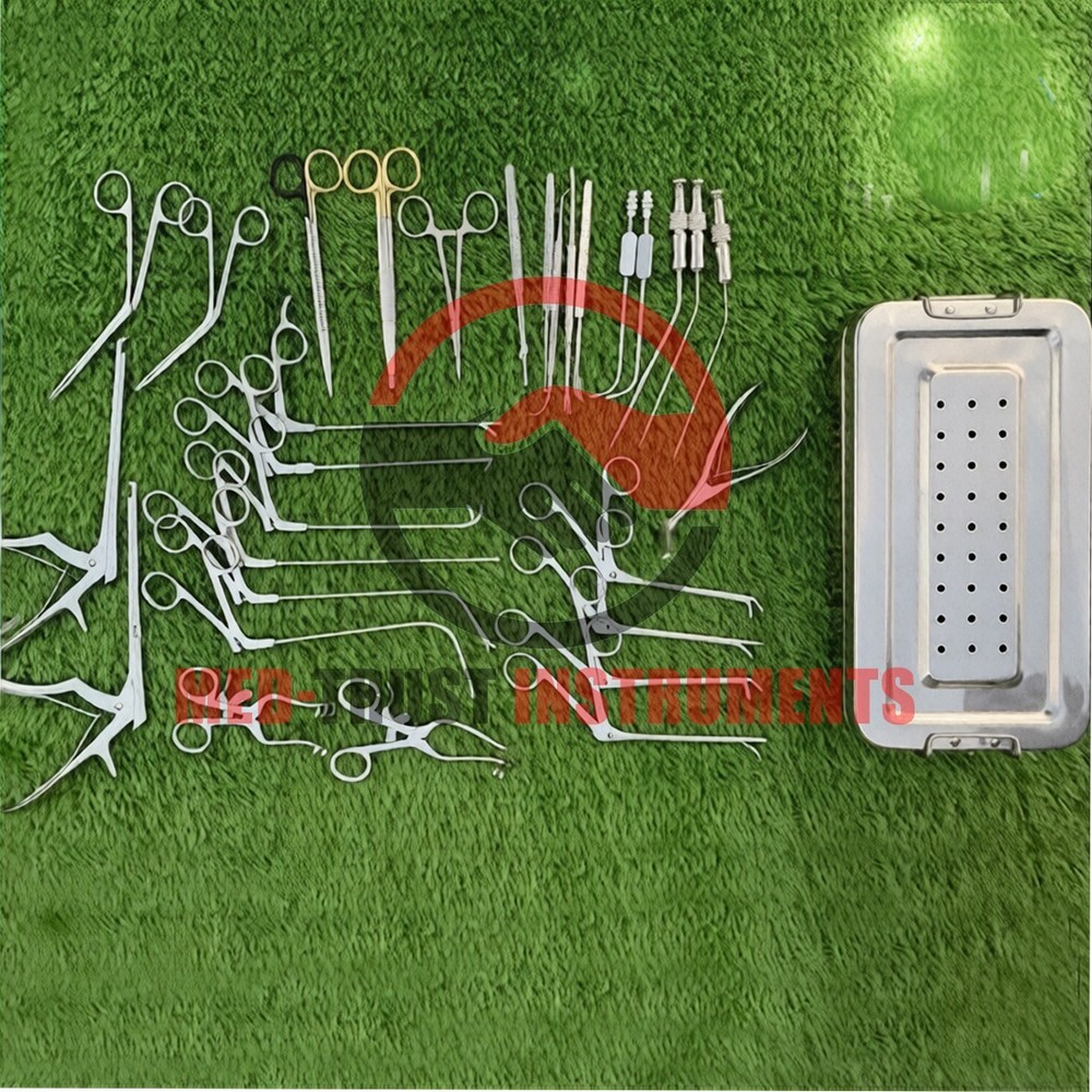 Fess Instruments Set, Complete Set of Endoscopic Sinus Surgery Instruments