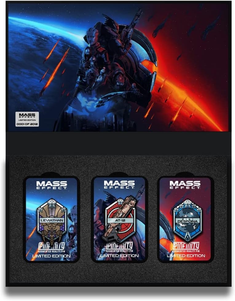 Pinfinity 630128121488 Limited Edition Mass Effect Leviathan AR 3 PIN Set