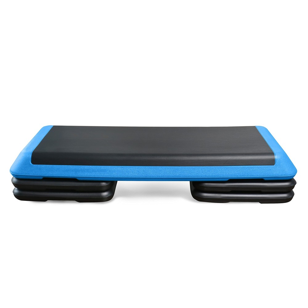 Adjustable Aerobic Step Platform Exercise Step, Blue