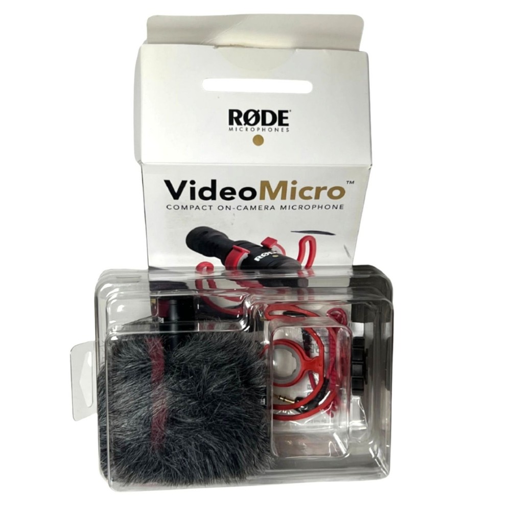 RØDE Rode VideoMicro Compact On-Camera Microphone Wind Shield & Accessories