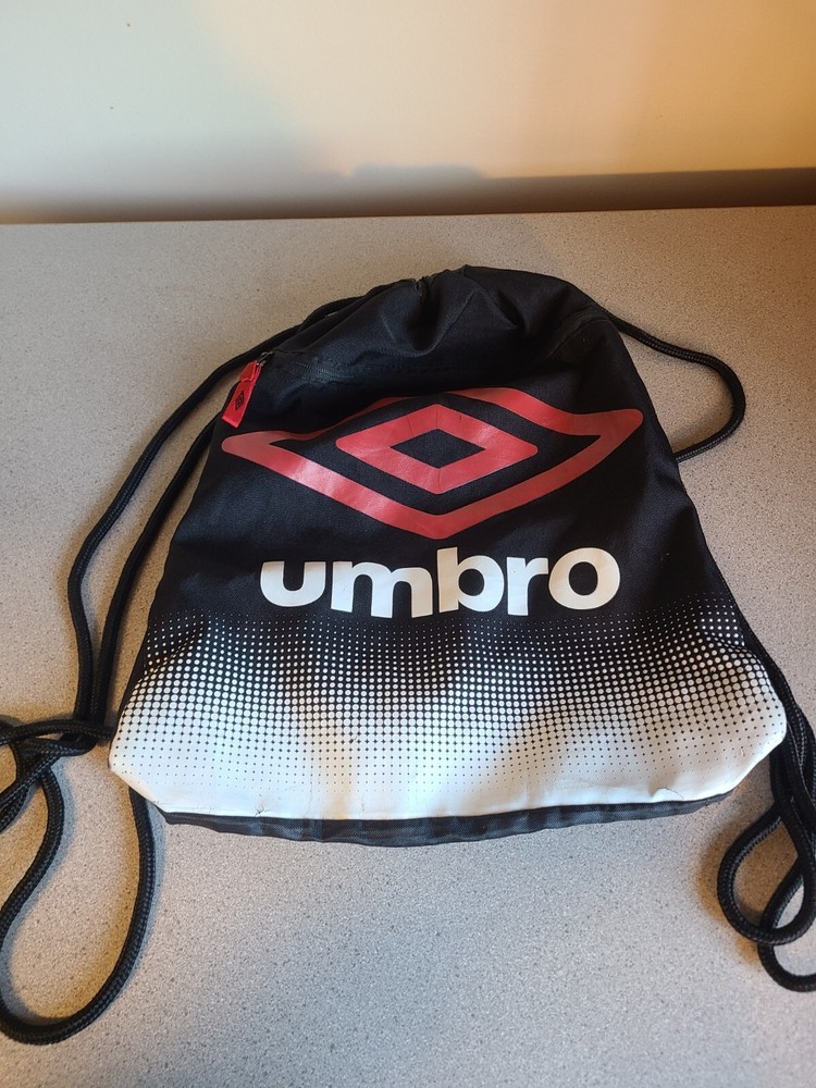 Umbro Drawstring Black  Backpack Bag