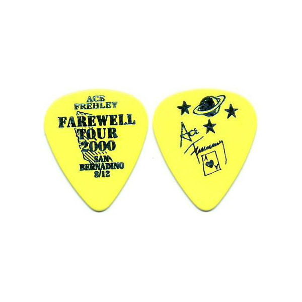 Ace Frehley KISS San Bernadino City Guitar Pick 0812