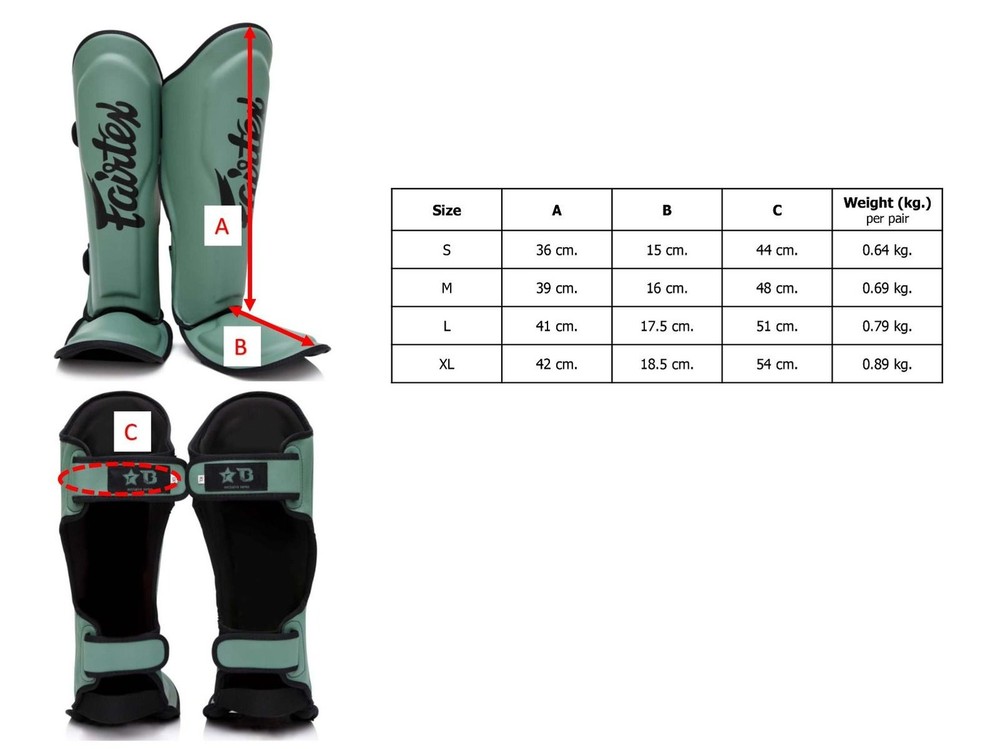 Fairtex Booster Tibia Protectors FXB-SG White