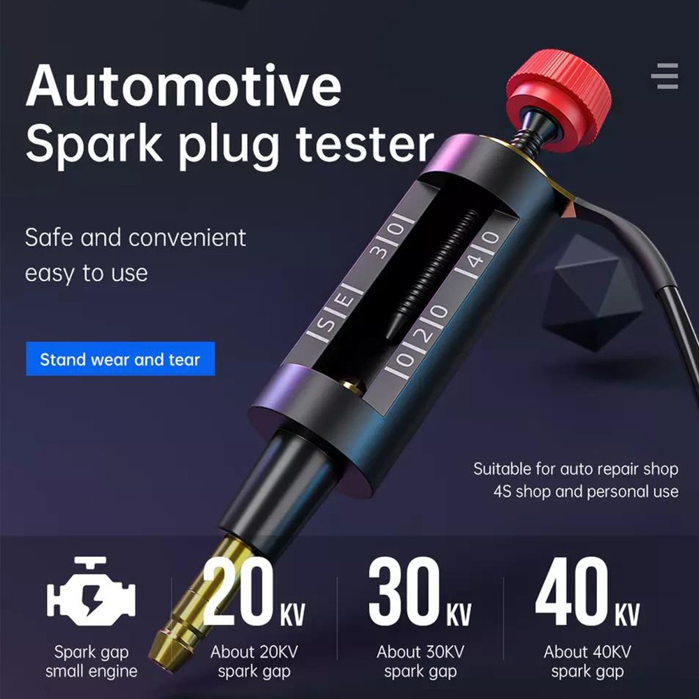 Adjustable High Energy Spark Plug Tester Auto Ignition Coil Diagnostic Tool