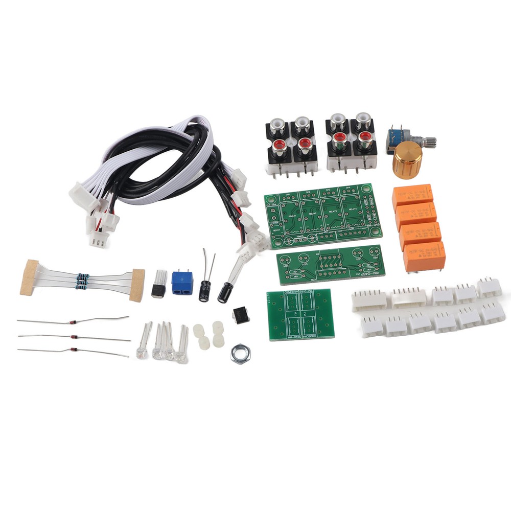 Input Switch Module Switching Board 4 Way Selector Amplifier Relay