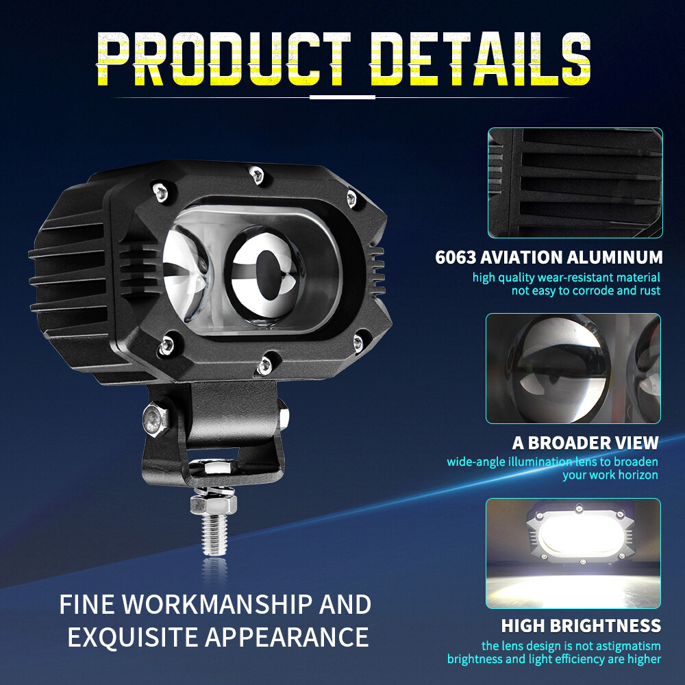 For Can-Am Maverick X3 Roof Strobe 50inch +7" LED Light Bar +4" Pods + Wires Kit