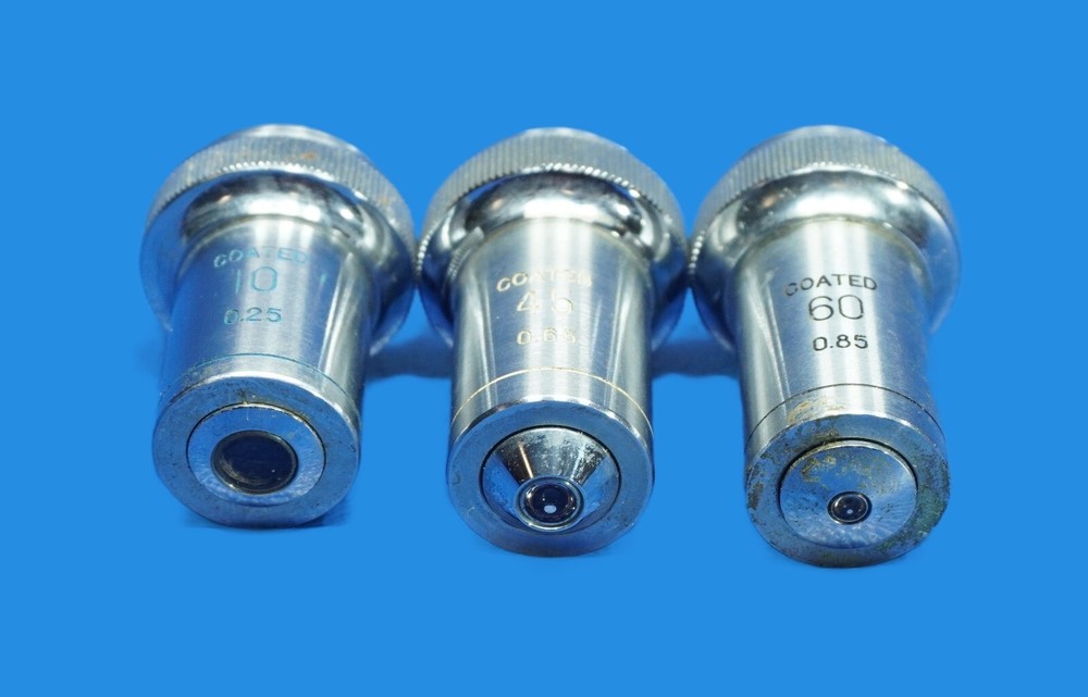 Tower microscope objective lens 10/0.25 45/0.65 60/0.80