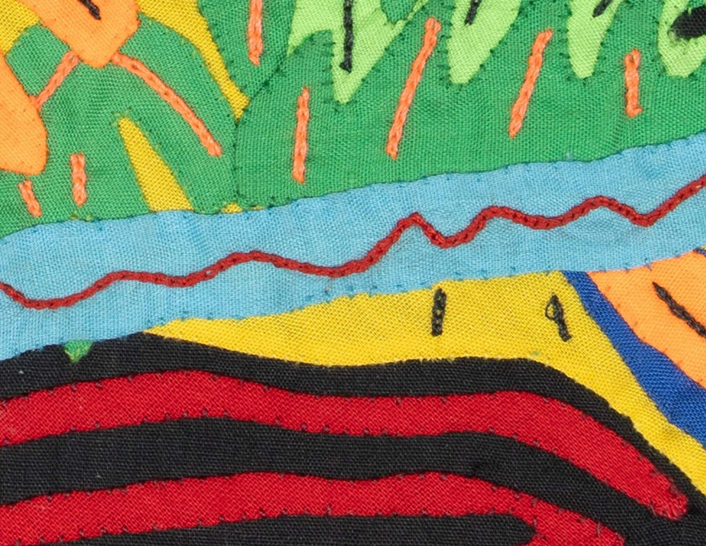 Multicolor Green Orange And Yellow Molita