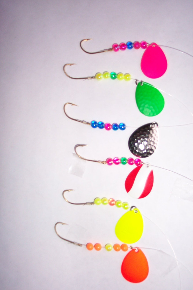 6 Walleye Single Hook Big Fish Rigs